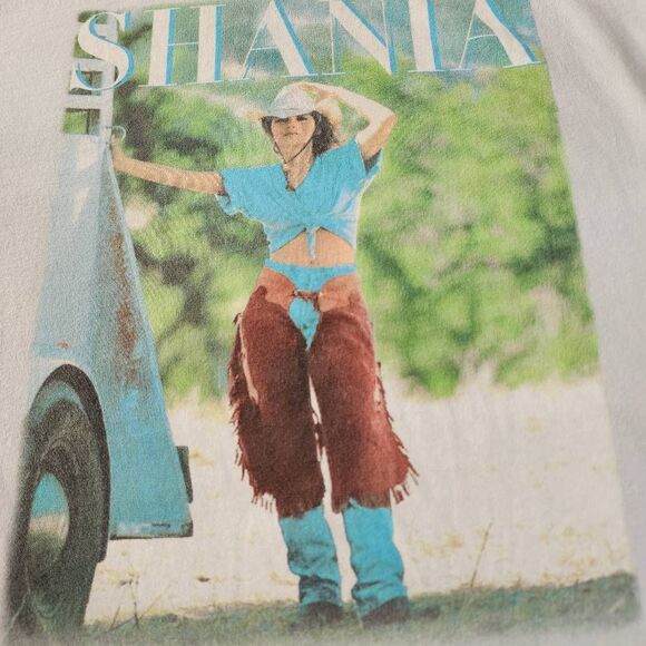 Shania Twain Gray Tshirt with Graphics Size Medium - Picture 3 of 6